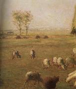 Jean Francois Millet, Detail of  Spring,haymow